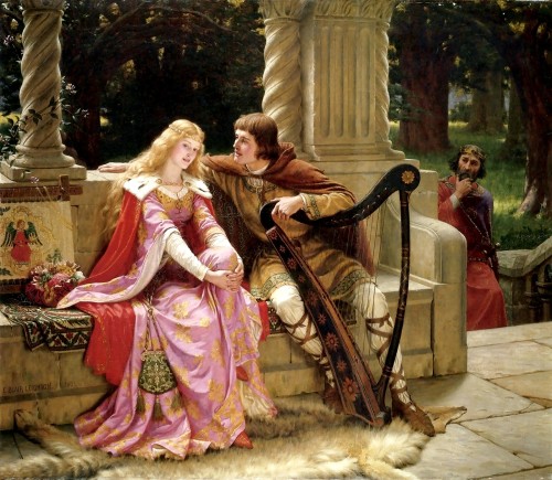 'The End of the Song' by Edmund Leighton (1902 AD)