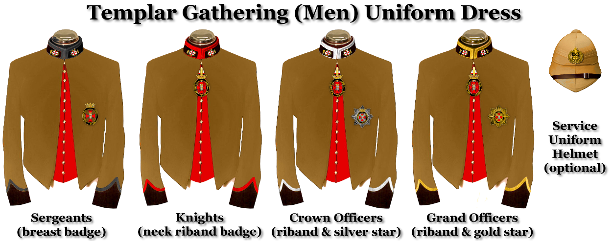 Templar Gathering Uniforms (Men)