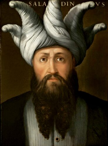 'Portrait Of Saladin' (ca. 1560) by Cristofano Dell Altissimo