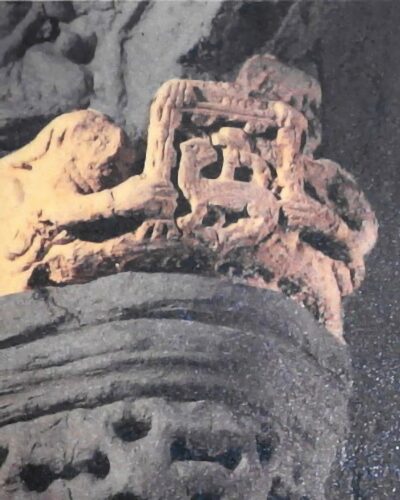 Templar “Agnus Dei” Seal, at the wall of Lord William’s Tomb in Rosslyn Chapel