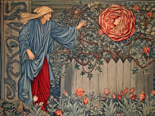 'Romance of the Rose' Tapestry by William Morris in Rhodes House of Oxford