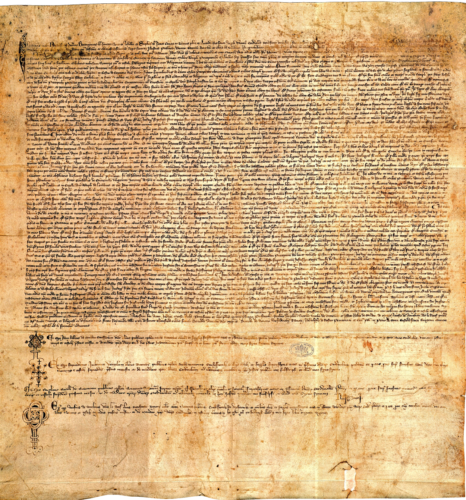 ‘Chinon Parchment’ Papal Bull of 1308 AD issued by Pope Clement V, exonerating the Templars