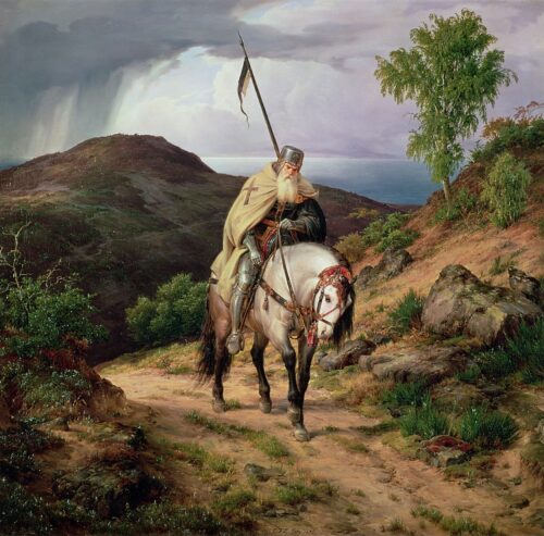 'Last Crusader' by Karl Friedrich Lessing, 1835 AD